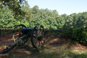 Cannon at Kennesaw Mountain Battlefield